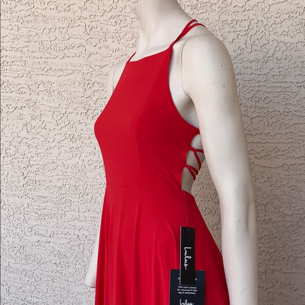 Lulus Red Dress - Picture 12 of 15